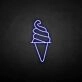 'Cylinder Ice Cream' neon sign