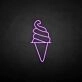 'Cylinder Ice Cream' neon sign