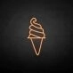 'Cylinder Ice Cream' neon sign
