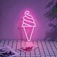 'Cylinder Ice Cream' neon sign