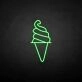 'Cylinder Ice Cream' neon sign