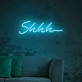 Shhh... Neon Sign: Adding a Touch of Mystery to Your Space!