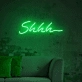 Shhh... Neon Sign: Adding a Touch of Mystery to Your Space!