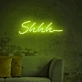 Shhh... Neon Sign: Adding a Touch of Mystery to Your Space!