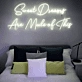 Sweet Dreams Are Made Of This: Illuminate Your Night with Heavenly Glow - Neon Sign