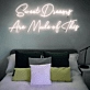 Sweet Dreams Are Made Of This: Illuminate Your Night with Heavenly Glow - Neon Sign