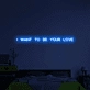 I Want to Be Your Everlasting Love Neon Sign