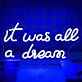 It Was All A Dream  Let Your Neon Sign Bring Your Fantasies to Life