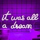 It Was All A Dream  Let Your Neon Sign Bring Your Fantasies to Life