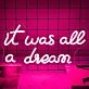 It Was All A Dream  Let Your Neon Sign Bring Your Fantasies to Life