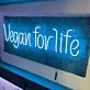 Vegan For Life: Illuminate Your Compassionate Lifestyle with Neon Brilliance