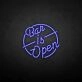 Customize 'Bar is open' neon sign