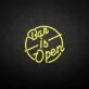 Customize 'Bar is open' neon sign
