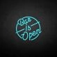 Customize 'Bar is open' neon sign