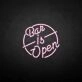 Customize 'Bar is open' neon sign