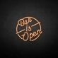 Customize 'Bar is open' neon sign