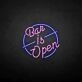 Customize 'Bar is open' neon sign