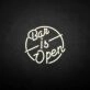 Customize 'Bar is open' neon sign