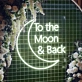 To The Moon and Back Wedding: Illuminate Your Love Story in Neon