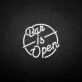 Customize 'Bar is open' neon sign