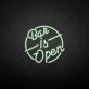 Customize 'Bar is open' neon sign