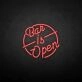 Customize 'Bar is open' neon sign