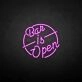 Customize 'Bar is open' neon sign