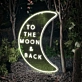 To The Moon and Back: Illuminate Your Space with Love and Radiance - Neon Sign