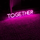 Together: Illuminate Your Bond with Radiance and Unity - Neon Art Sign