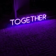 Together: Illuminate Your Bond with Radiance and Unity - Neon Art Sign