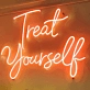 Treat Yourself Neon Glow for Self-Love and Relaxation