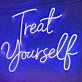 Treat Yourself Neon Glow for Self-Love and Relaxation