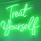 Treat Yourself Neon Glow for Self-Love and Relaxation