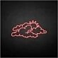 'Cloud and sun' neon sign