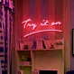 Try it On: Illuminate Your Fashion Journey with Neon Glow