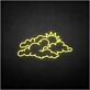 'Cloud and sun' neon sign