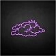 'Cloud and sun' neon sign