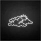 'Cloud and sun' neon sign