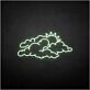 'Cloud and sun' neon sign
