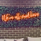 We're All Mad Here Neon Sign: Let the Madness Shine in Neon