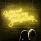 We're Not Getting Any Younger Baby Neon Sign: Keep the Spirit Alive with Neon