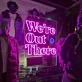 We're Out There Neon Sign: Adventure Awaits with Neon Light