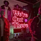 We're Out There Neon Sign: Adventure Awaits with Neon Light