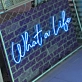 What a Life: Capture the Moment in Neon Glow