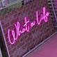 What a Life: Capture the Moment in Neon Glow