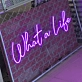 What a Life: Capture the Moment in Neon Glow