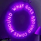 What Goes Around Comes Around Neon Sign: Embrace the Cycle with Neon