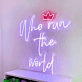 Who Run The World Neon Sign: Empowerment Shines Bright in Neon