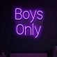 Boy only  Illuminate Your Space with Neon Love