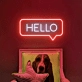 Hello Add a Touch of Neon Attitude to Your Space